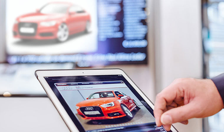 CarApplication auf dem iPad
