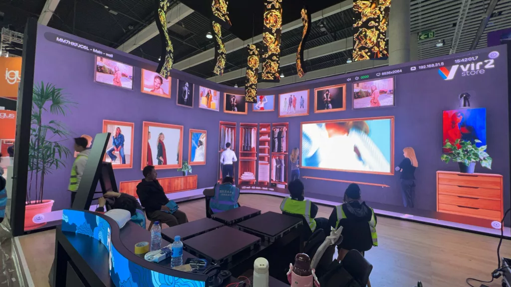 Messestand ISE 2025 - LED Wall