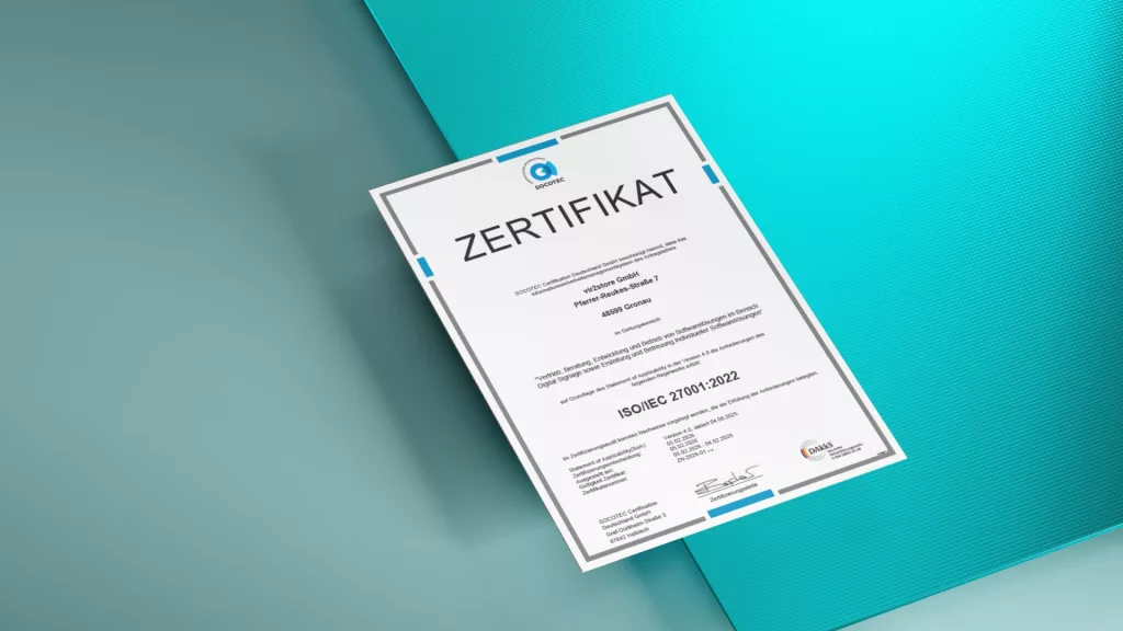 Wir sind ISO-zertifiziert!